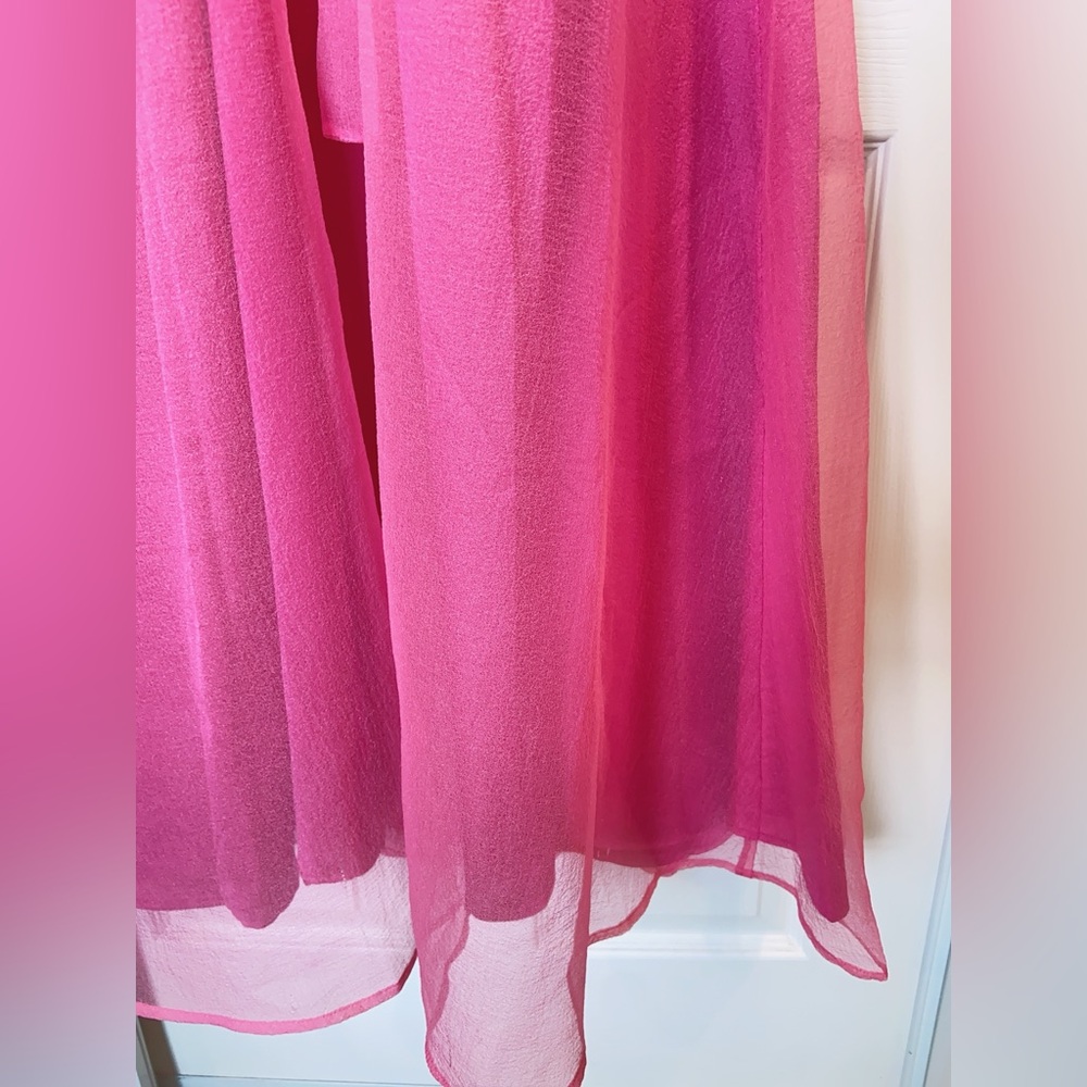 NWT Staud Steel Cutout Halter Maxi Dress Blush Pink Size 4 - Picture 7 of 8